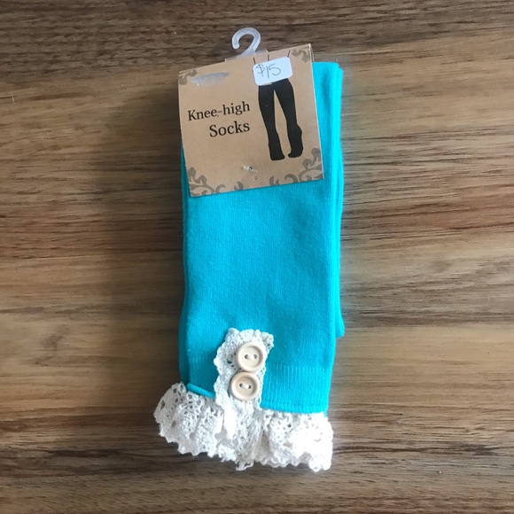 Other - FREE WITH PURCHASE! Fancy knee-high socks for girls/teens 😇